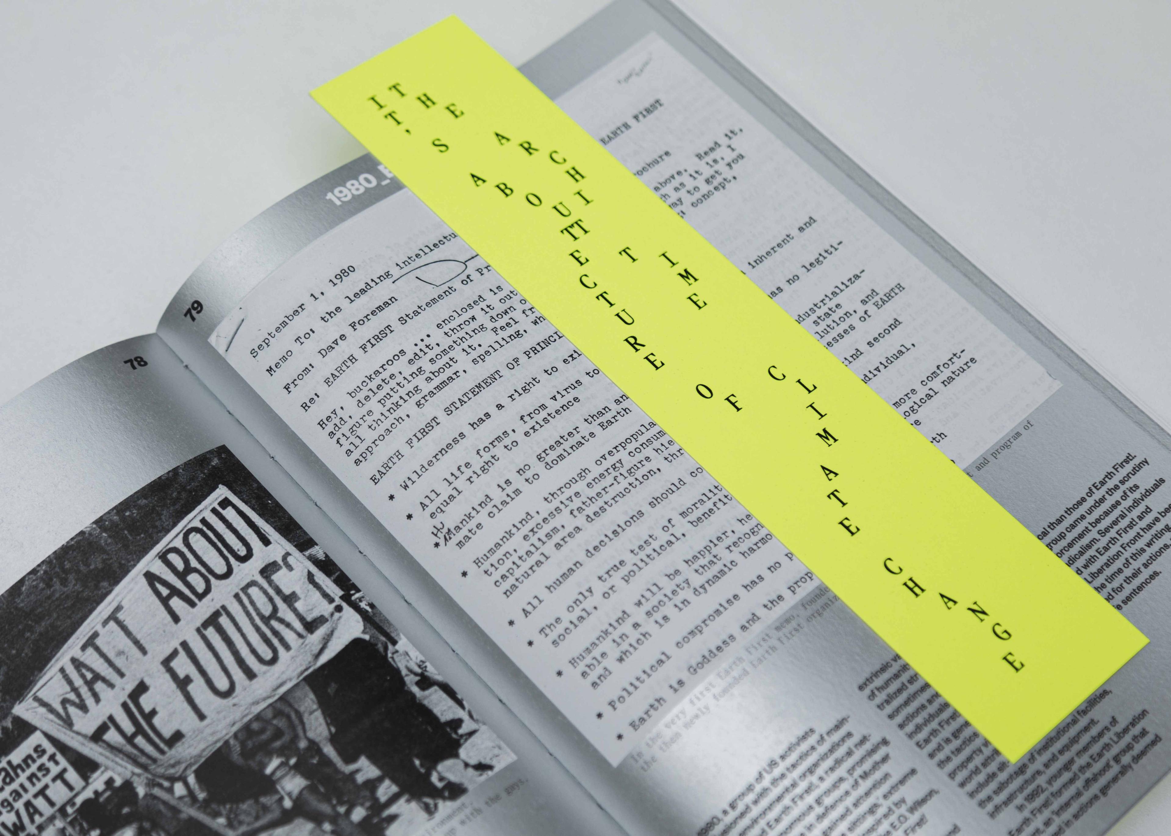 Launch It's About Time. The Architecture of Climate Change in Cité de l’Architecture, Paris
