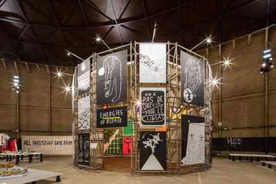 Pavilion &lsquo;Energies of Repair&rsquo; by Encore Heureux. Photo: Jacqueline Fuijkschot