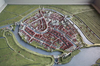 Maquette van Gouda in de 16e eeuw. Foto: Maarten Laupman